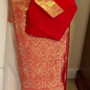 COPY - Indian outfit, saree with matching blouse.